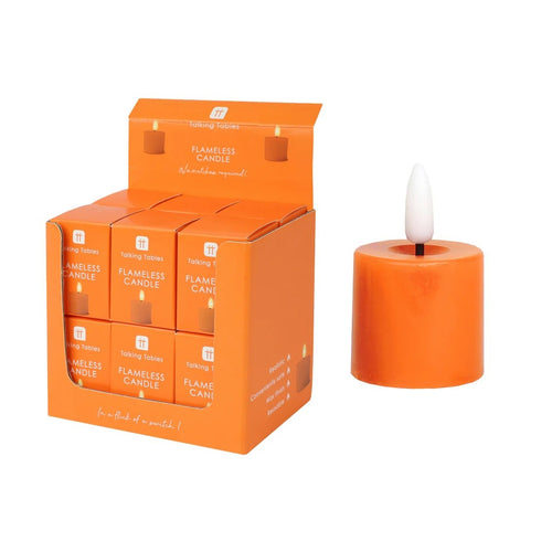 Candle Shop Orange LED Tealight