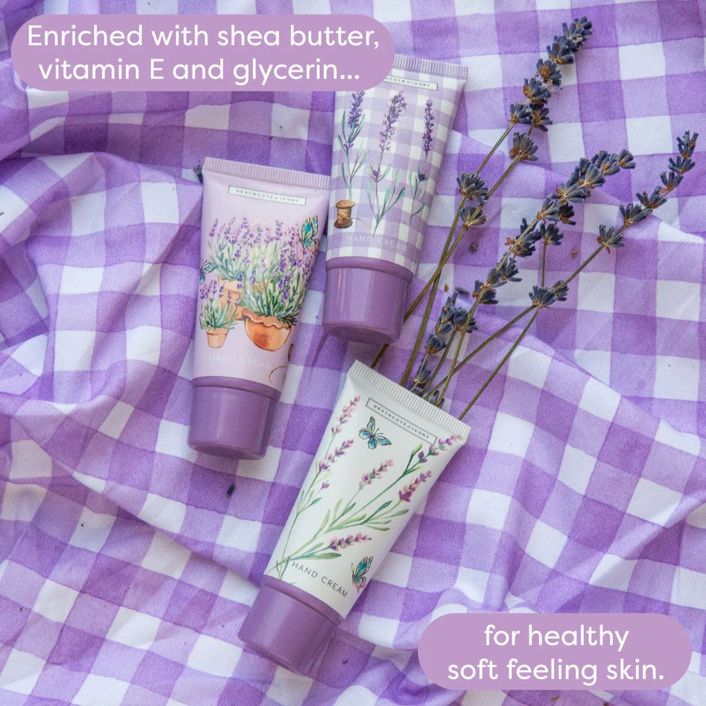 English Lavender Hand Cream Trio
