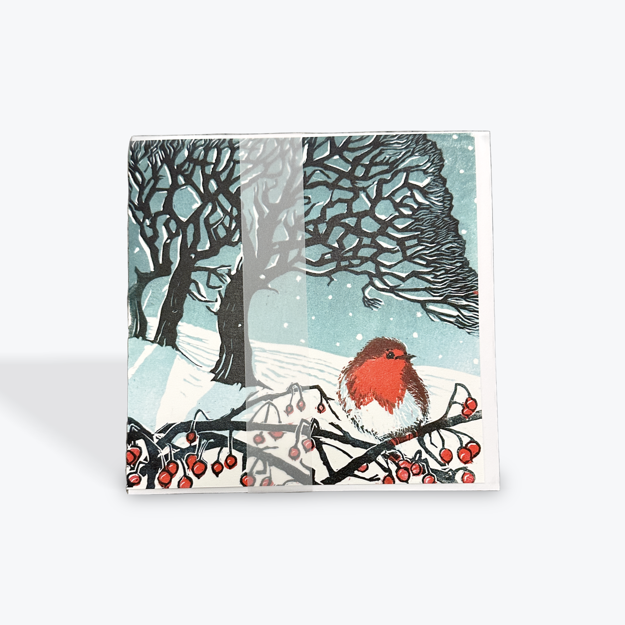 Midwinter Robin Card