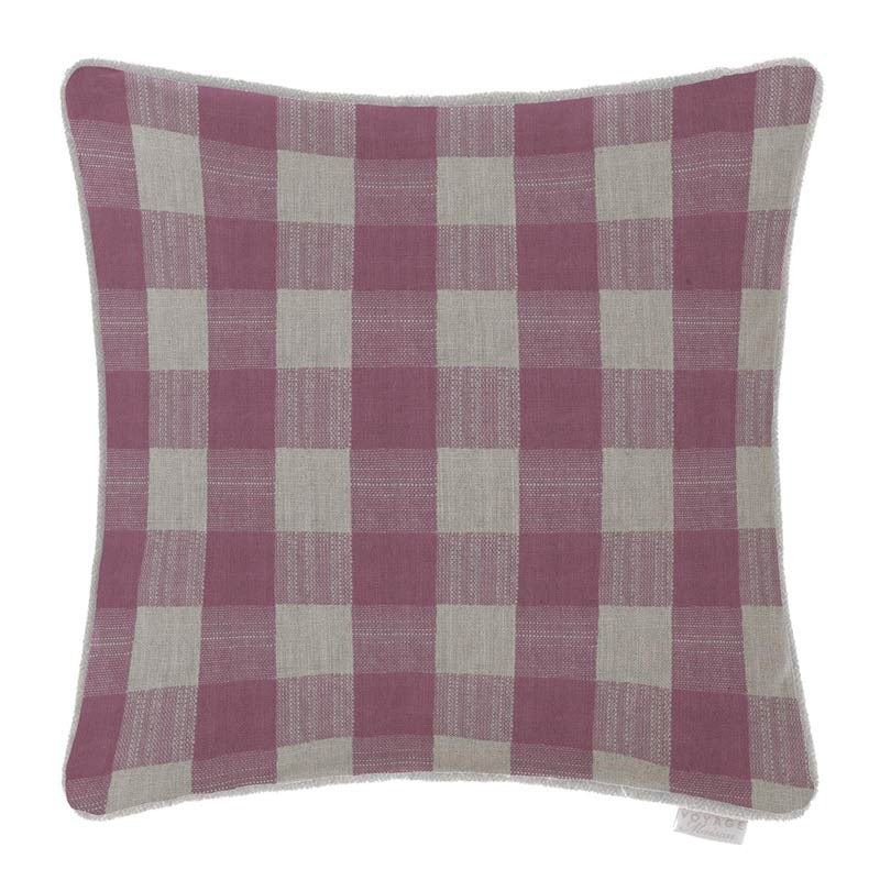 Voyage Maison Cushion - Tamar Gingham  43x43 - In 4 Colours
