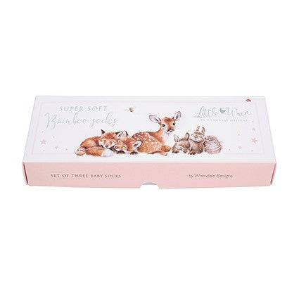 'Little Forest' Baby Socks (0-6m)