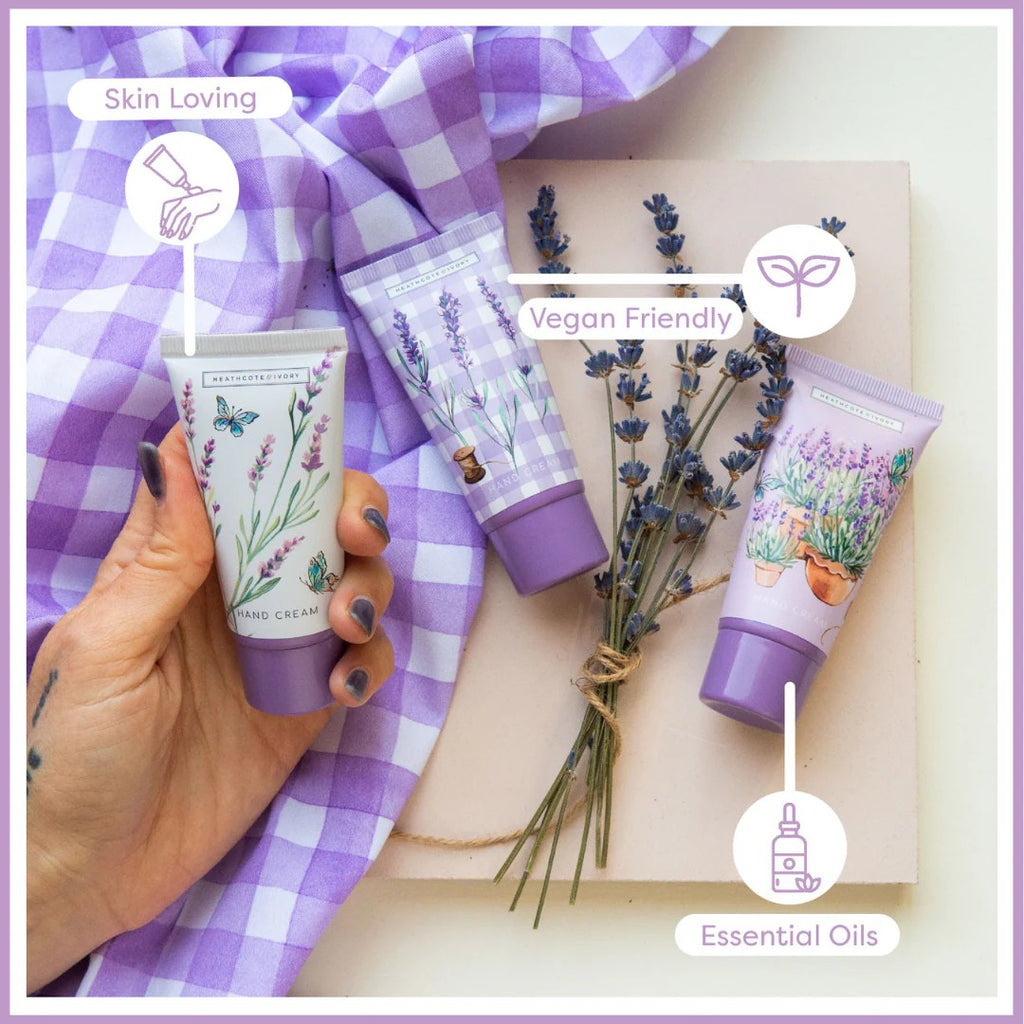 English Lavender Hand Cream Trio