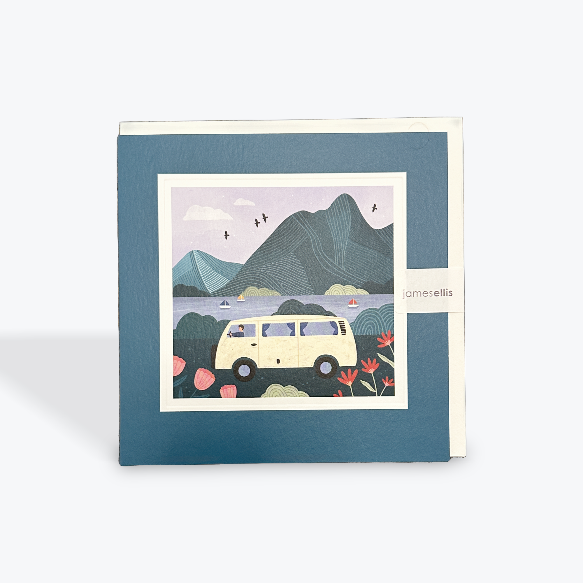 Campervan Lake Paintworks Card
