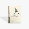 Merry Christmas Penguin in Tree 10 pack